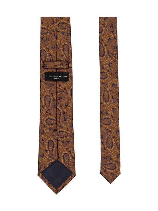 Stockholm Kravatt - Siidilips Paisley - 037 COPPER NAVY - photo 2 Stockholm Kravatt - Siidilips Paisley - 037 COPPER NAVY | Stockmann - photo 2