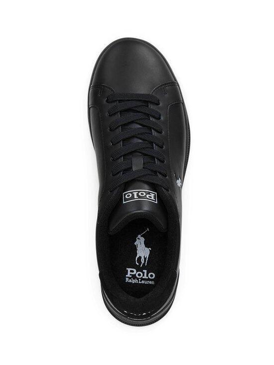 Polo Ralph Lauren - HRT CRT II Zemie ādas sporta apavi - BLACK/SOFT GREY PP | Stockmann - photo 3