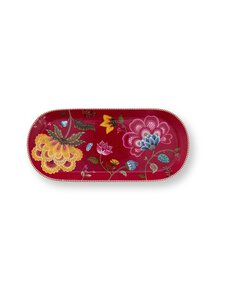 PIP Studio - Blooming Tales Fantasy -tarjoiluvati 33,3 x 15,5 cm - DARK RED | Stockmann