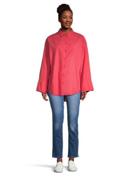 Rue de Tokyo - Sumiko Dyed Poplin blūze - BITTERSWEET RED - photo 2 Rue de Tokyo - Sumiko Dyed Poplin blūze - BITTERSWEET RED | Stockmann - photo 2