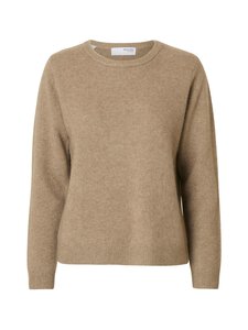 Selected - SlfManila O-Neck -kashmirneule - DELICIOSO DETAIL:MELANGE | Stockmann