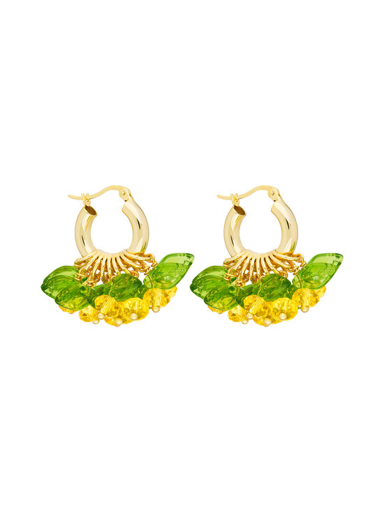 Annele - Mini Lemon Fields Forever apzeltīti auskari - YELLOW | Stockmann - photo 2