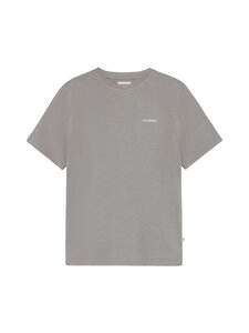 Knowledge Cotton Apparel - Badge t-paita - 1493 ULTIMATE GREY | Stockmann