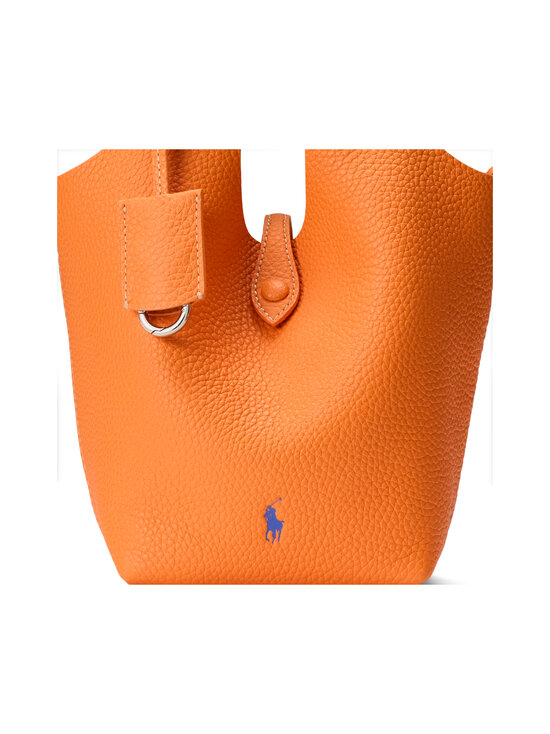 Polo Ralph Lauren - Nahkkott Ply Crossbody Small - 002 ORANGE PEEL | Stockmann - photo 4