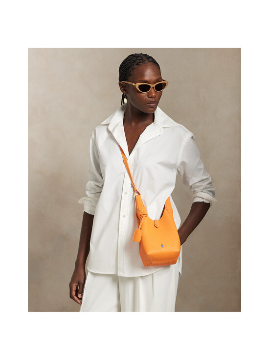 Polo Ralph Lauren - Nahkkott Ply Crossbody Small - 002 ORANGE PEEL | Stockmann - photo 6