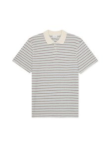 Les Deux - Knitted Stripe -pikeepaita - 211 EGGNOG WHITE | Stockmann