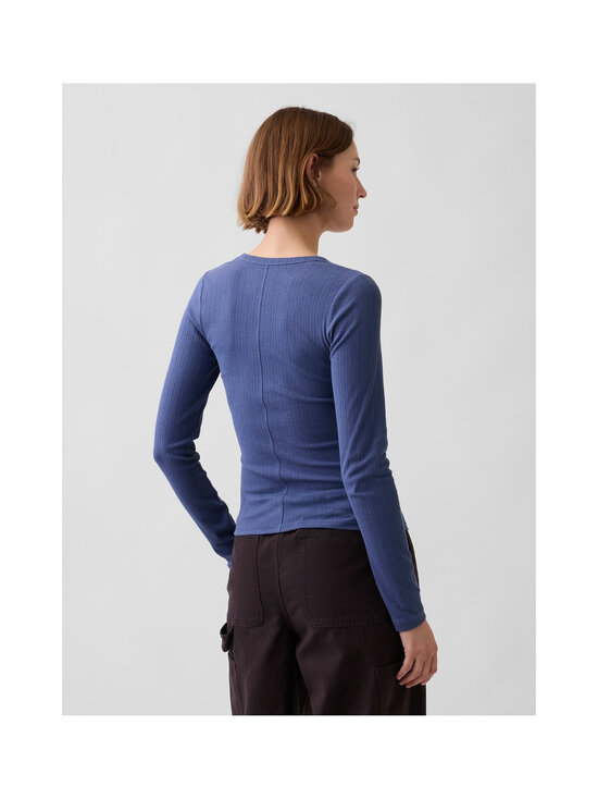 GAP - Mod Luxe Rib krekls - SARGASSUS BLUE | Stockmann - photo 4