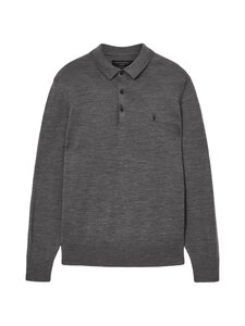 Allsaints - Kootud polosärk Mode Merino - MONUMENT GREY | Stockmann