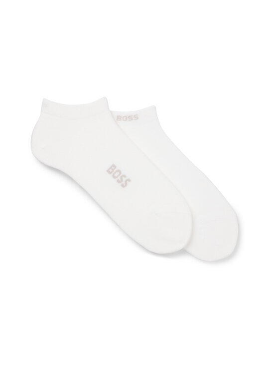 BOSS - Logo Bamboo -sukat 2-pack - 100 WHITE | Stockmann - photo 1