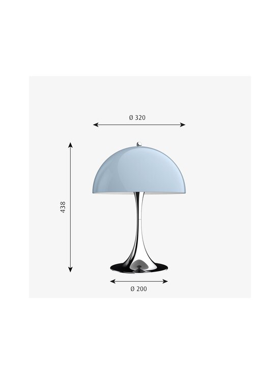 Louis Poulsen - Panthella 320 -pöytävalaisin - OPAL GREY - photo 2 Louis Poulsen - Panthella 320 -pöytävalaisin - OPAL GREY | Stockmann - photo 2