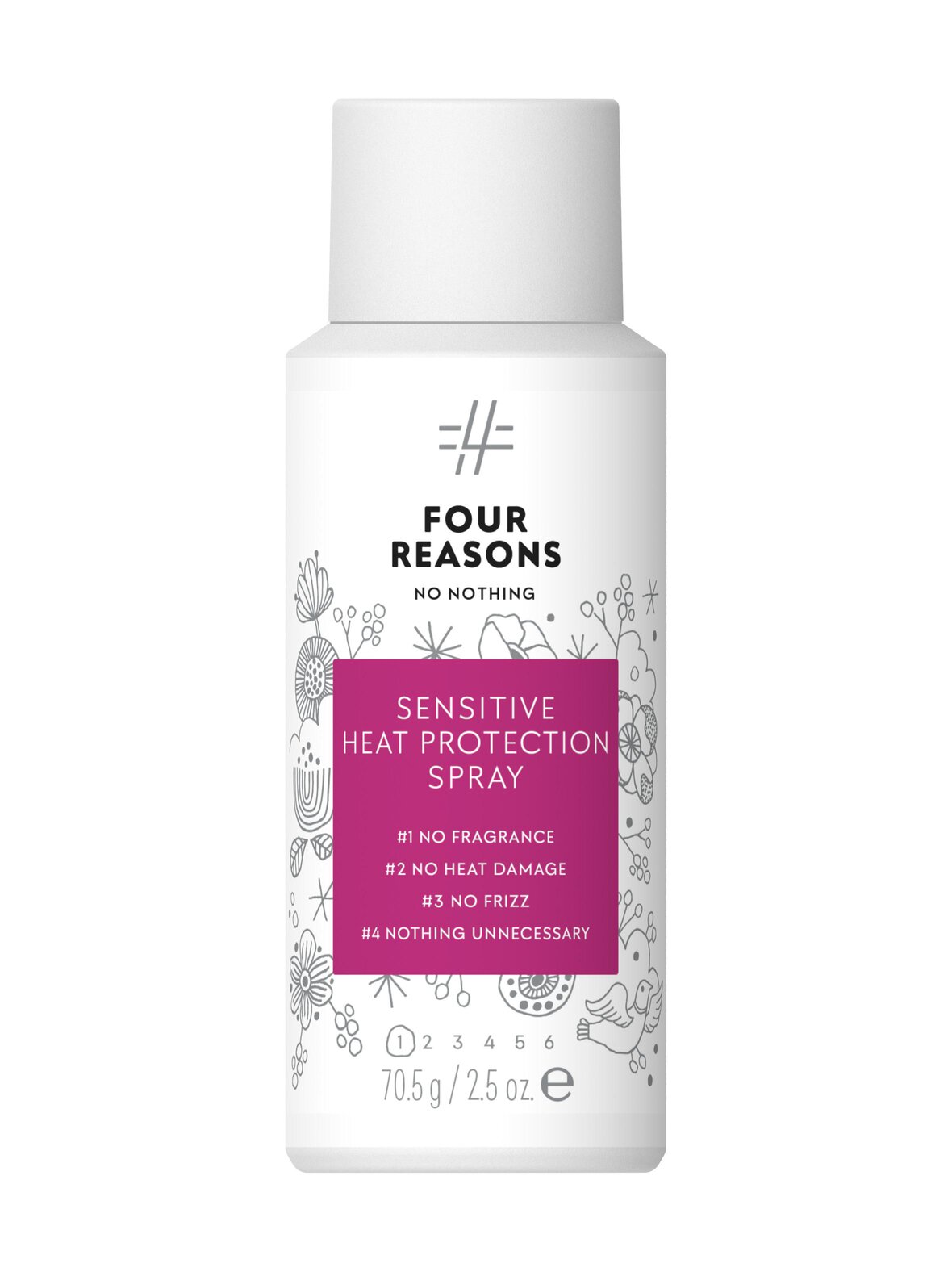 Four Reasons Sensitive heat protection spray -hiussuihke 100 ml