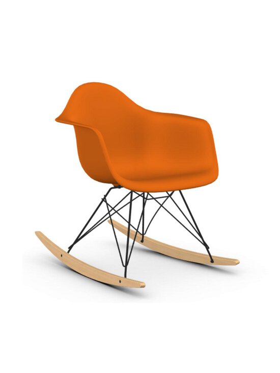 Vitra - Eames RAR RE -keinutuoli rusty orange/musta/vaalea vaahtera - ORANGE | Stockmann - photo 1
