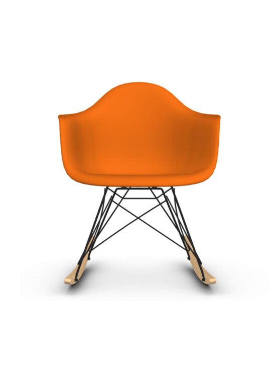 Vitra - Eames RAR RE -keinutuoli rusty orange/musta/vaalea vaahtera - ORANGE | Stockmann - photo 2