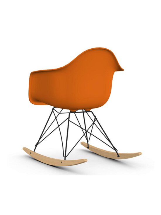 Vitra - Eames RAR RE -keinutuoli rusty orange/musta/vaalea vaahtera - ORANGE | Stockmann - photo 3