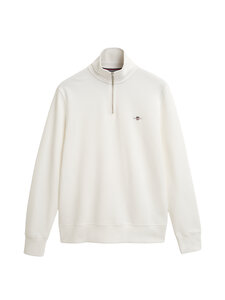 GANT - Regular Shield Half Zip -collegepaita - 113 EGGSHELL | Stockmann