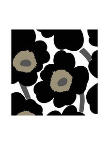 Marimekko - Salvrätikud Unikko, 20 tk - BLACK WHITE | Stockmann
