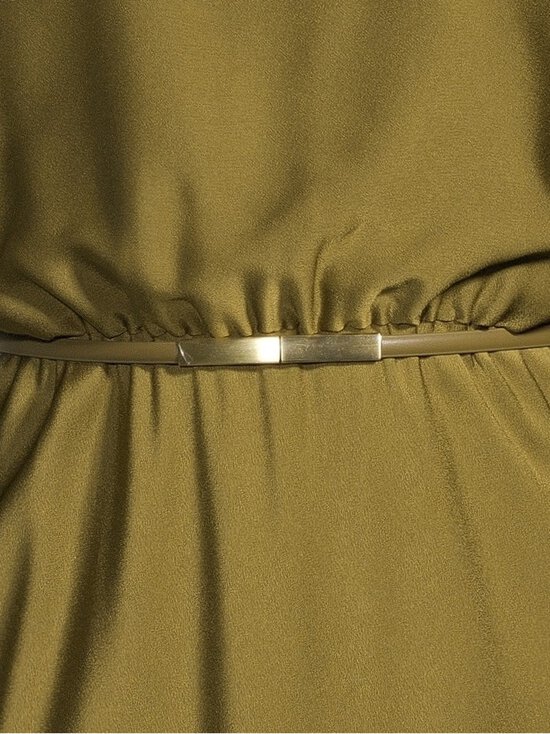 Max Mara Studio - MSepentola-satiinimekko - 002 KAKI | Stockmann - photo 4