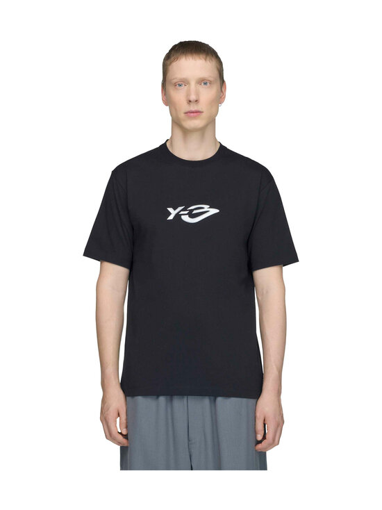 Y-3 - Logo t-paita - KQ8579 BLACK | Stockmann - photo 3