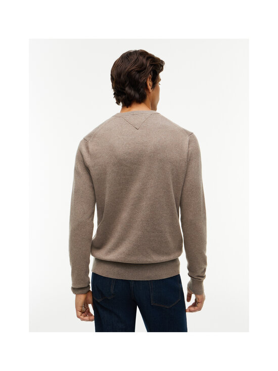 Tommy Hilfiger - Pima Organic Cotton Cashmere -neule - HG8 COASTAL TAUPE HEATHER | Stockmann - photo 4