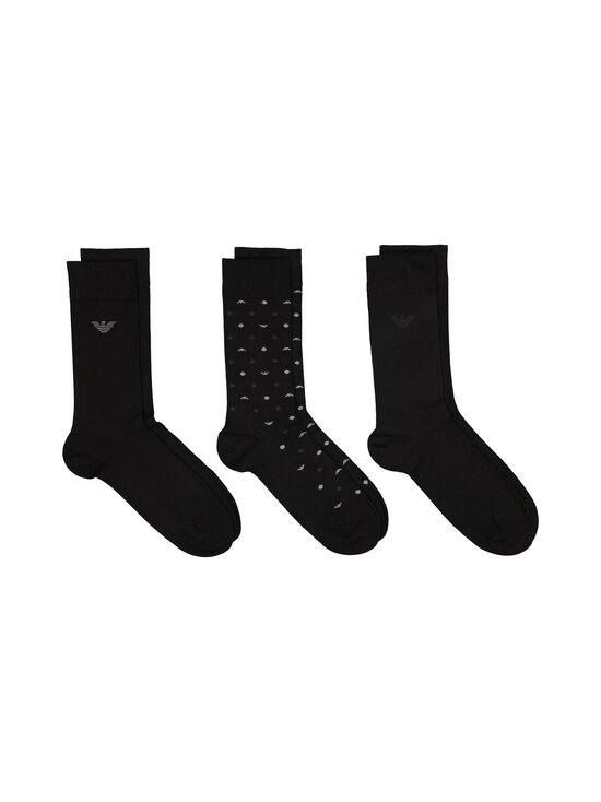 Emporio Armani - Sokid, lühikesed 3 paari - MC364 EAGLE/BLACK/BLACK - photo 1 Emporio Armani - Sokid, lühikesed 3 paari - MC364 EAGLE/BLACK/BLACK | Stockmann - photo 1