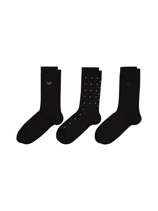 Emporio Armani - Sokid, lühikesed 3 paari - MC364 EAGLE/BLACK/BLACK - photo 2 Emporio Armani - Sokid, lühikesed 3 paari - MC364 EAGLE/BLACK/BLACK | Stockmann - photo 2