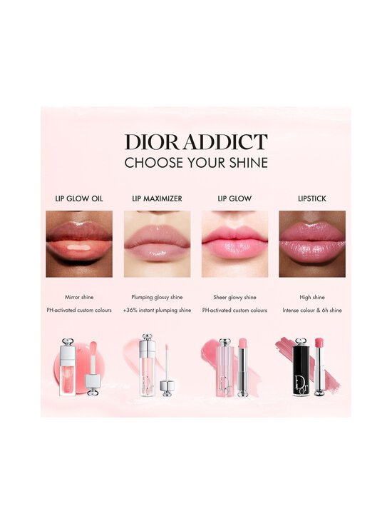 DIOR - Addict Lip Glow 48-Hour Hydrating Lip Balm -huulivoide - 001 PINK COOL UNDERTONE | Stockmann - photo 8