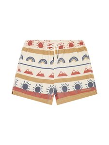 Knowledge Cotton Apparel - Mid-thigh Icon -uimahousut - 9932 MULTI COLOR AOP | Stockmann