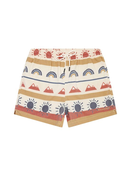 Knowledge Cotton Apparel - Mid-thigh Icon -uimahousut - 9932 MULTI COLOR AOP | Stockmann - photo 1