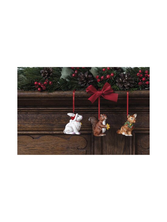 Nostalgic Ornaments Ornament Set Forest Animals -joulukoriste 3 kpl