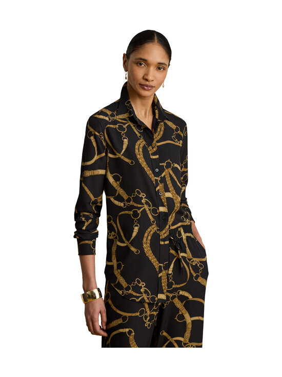 Lauren Ralph Lauren - Kreklblūze - 001 BLACK/TAN | Stockmann - photo 2
