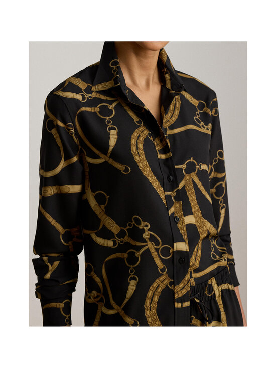 Lauren Ralph Lauren - Kreklblūze - 001 BLACK/TAN | Stockmann - photo 4