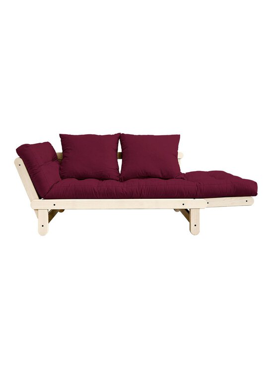 Karup - Beat-futonsohva bordeaux/mänty L 162 cm - PINK | Stockmann - photo 2