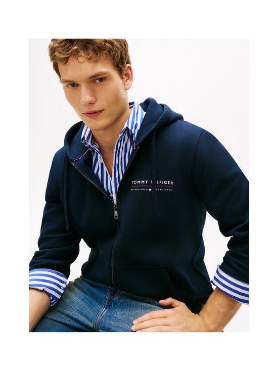 Tommy Hilfiger - Brand Love Lockup Full Zip jaka ar kapuci - DW5 DESERT SKY | Stockmann - photo 4