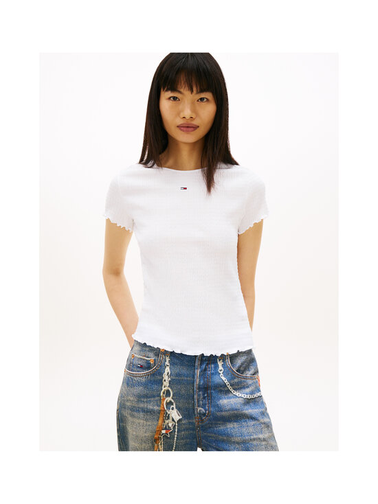 Tommy Jeans - Slim Smock T-krekls - YBL ECRU | Stockmann - photo 4