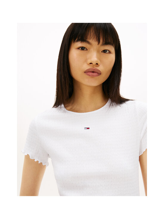Tommy Jeans - Slim Smock T-krekls - YBL ECRU | Stockmann - photo 5