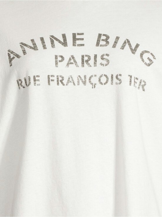 Anine Bing - Cohen Paris Stencil t-paita - IVORY | Stockmann - photo 4