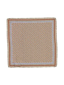 Eton - Medallion Double Print -silkkitaskuliina - 30 BEIGE | Stockmann