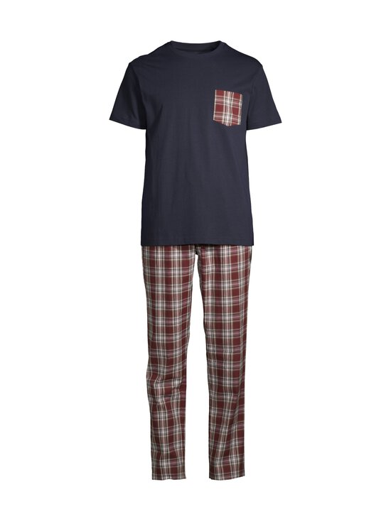 Cap Horn loungewear - Sam-popliinipyjama - WINE RED CHECK/NAVY TOP - photo 1 Cap Horn loungewear - Sam-popliinipyjama - WINE RED CHECK/NAVY TOP | Stockmann - photo 1
