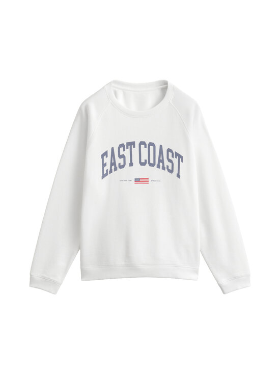 GANT - Graphic Print C-neck -collegepaita - 110 WHITE | Stockmann - photo 1