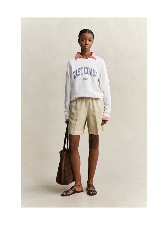 GANT - Graphic Print C-neck -collegepaita - 110 WHITE | Stockmann - photo 5