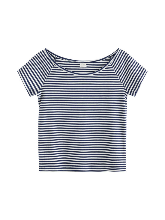 Lindex - Lyhythihainen ribbipaita - 1957 DARK BLUE | Stockmann - photo 1