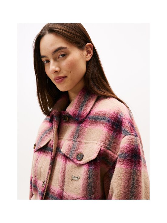 Tommy Jeans - Villane mantel Trucker - THC MYSTIC PINK / CHECK - photo 5 Tommy Jeans - Villane mantel Trucker - THC MYSTIC PINK / CHECK | Stockmann - photo 5