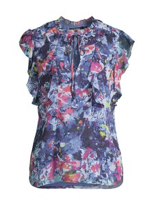 Lauren Ralph Lauren - Perlette bezpiedurkņu blūze - BLUE MULTI | Stockmann