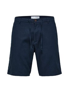 Selected - SlhComfort Brody - puuvilla-pellavashortsit - DARK SAPPHIRE | Stockmann
