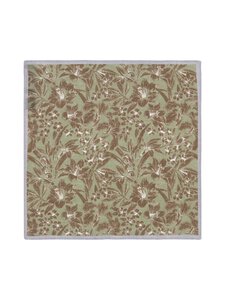 Stockholm Kravatt - Linasest taskurätik Flower - 2 GREEN | Stockmann