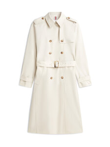 Tommy Hilfiger - Slim Cotton Midi -trenssitakki - ACU LIGHT SILT | Stockmann