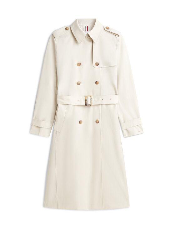 Tommy Hilfiger - Slim Cotton Midi -trenssitakki - ACU LIGHT SILT | Stockmann - photo 1