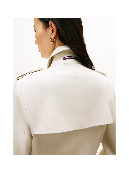 Tommy Hilfiger - Slim Cotton Midi -trenssitakki - ACU LIGHT SILT | Stockmann - photo 4