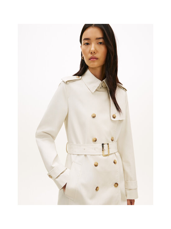 Tommy Hilfiger - Slim Cotton Midi -trenssitakki - ACU LIGHT SILT | Stockmann - photo 5