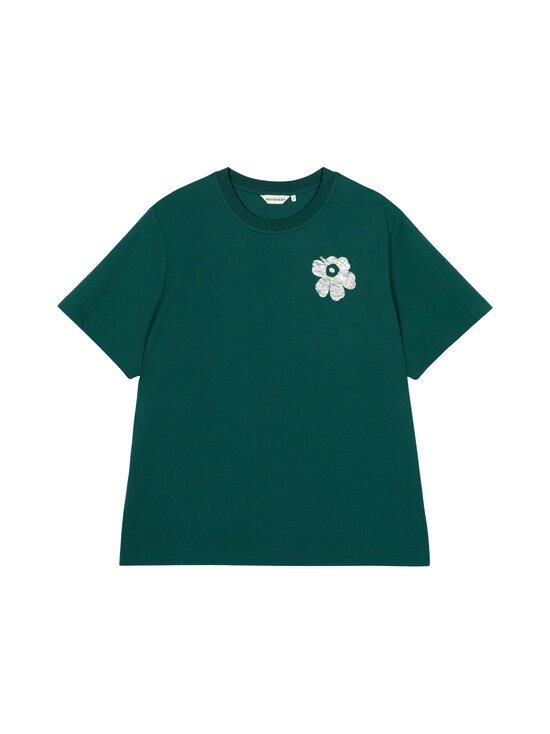 Marimekko - Men's Fit Embla Unikko -paita - 619 DARK GREEN, SILVER | Stockmann - photo 1